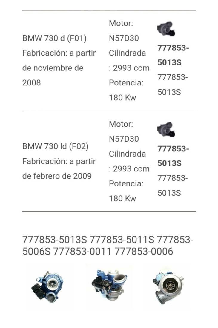 GTB2265VK BMW 525d 530d 730d  370cv - Imagen 2